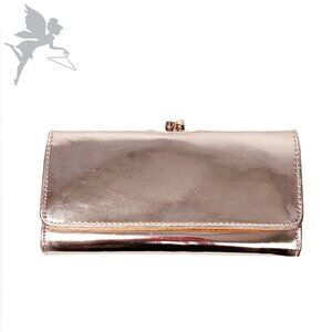 NEW Rose gold metallic wallet